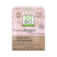 SO'BIO PRECIEUX ARGAN PEAUX MATURES CREME ROSE ECLAT FERMETE JOUR 50ML